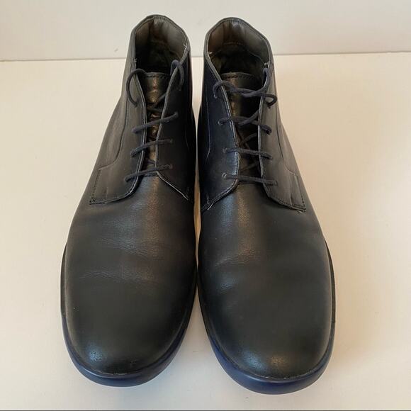 Camper Mens Bowie Black Leather Lace Up Boots size 44 size 11 - Picture 2 of 12